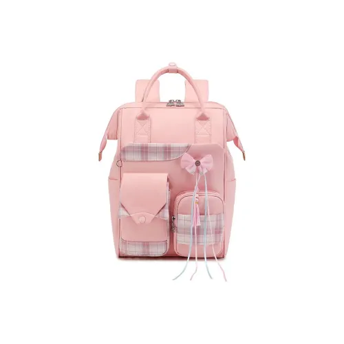 Gu Shang Lai Backpacks Pink