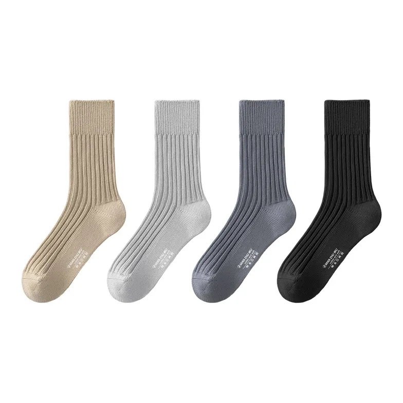 B&C.Room FW23 Mid Calf Socks Men's 4 Pack-5