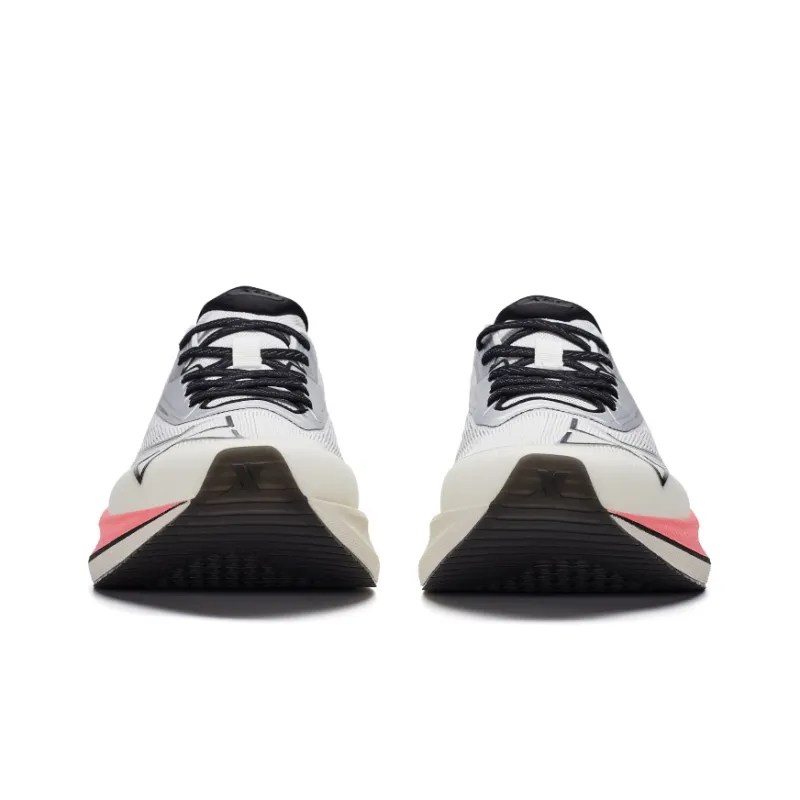 XTEP Two Thousand Kilometers 2.0 Cushioning Wear-Resistant Low-Top Running Shoes Men's Sail White/Silver-5