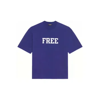 Balenciaga T Shirt Men's Dark Blue
