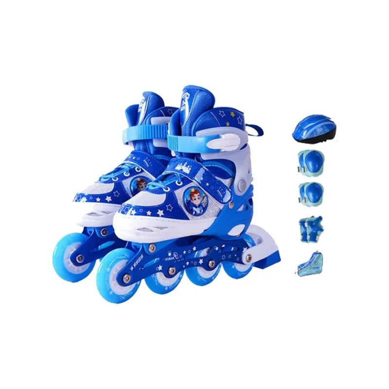 L pard Inline Skates Roller Skating Kids' Size Adjustable-0