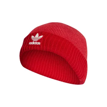 Adidas Cotton Acrylic Blend Beanies Unisex Red