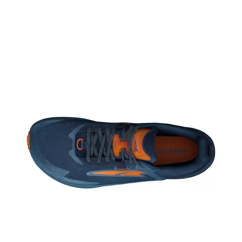 Altra Shock Absorbers With Slip Resistant And Abrasion Resistant Properties Low Top Running Shoes Men's Blue Orange-4