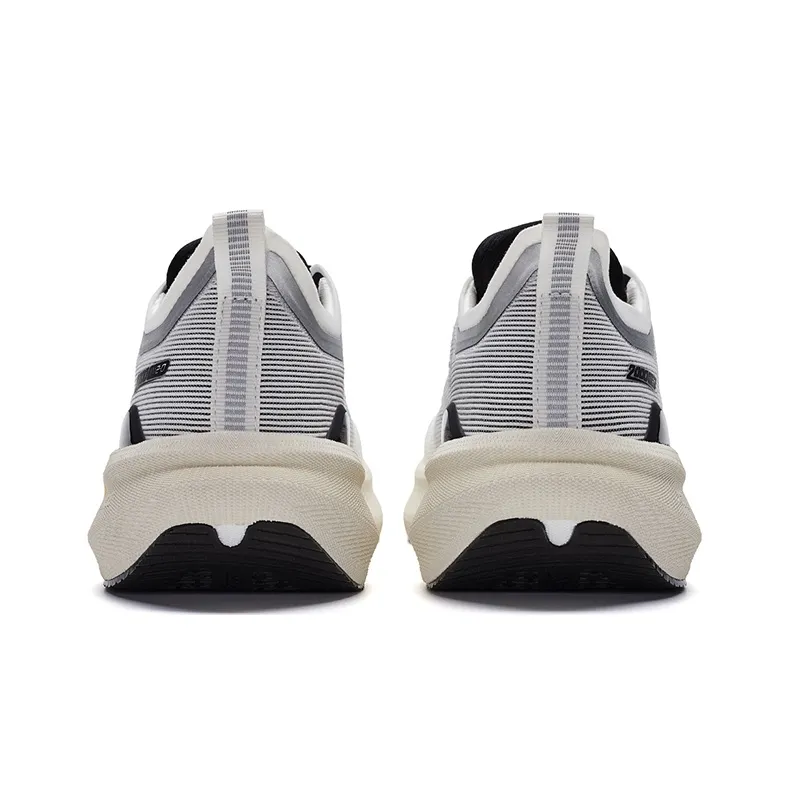 XTEP Two Thousand Kilometers 2.0 Cushioning Wear-Resistant Low-Top Running Shoes Men's Sail White/Silver-3
