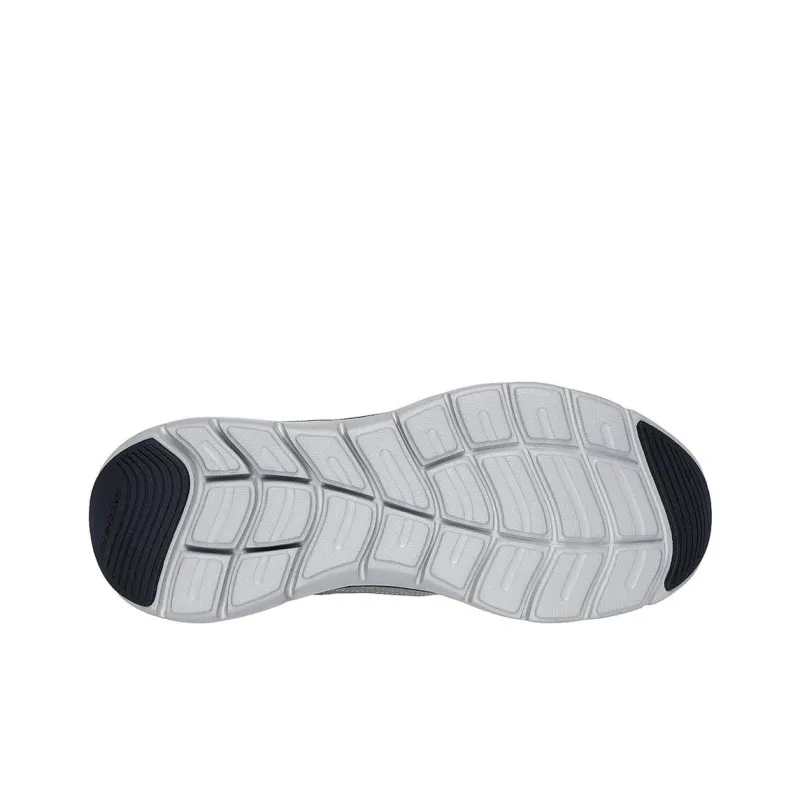 Skechers Shock Absorbers With Slip Resistant Features Low Top Running Shoes Men's Black Gray-4