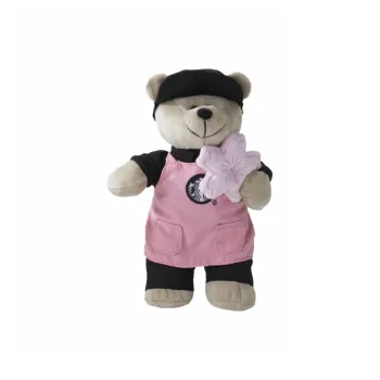 Starbucks Wander Spring Collection Pink Apron Bear Dolls Plush Doll