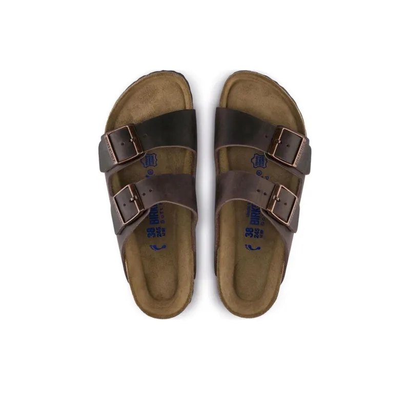 Birkenstock Arizona Soft Footbed Oiled Leather Narrow Fit 'Habana'-8