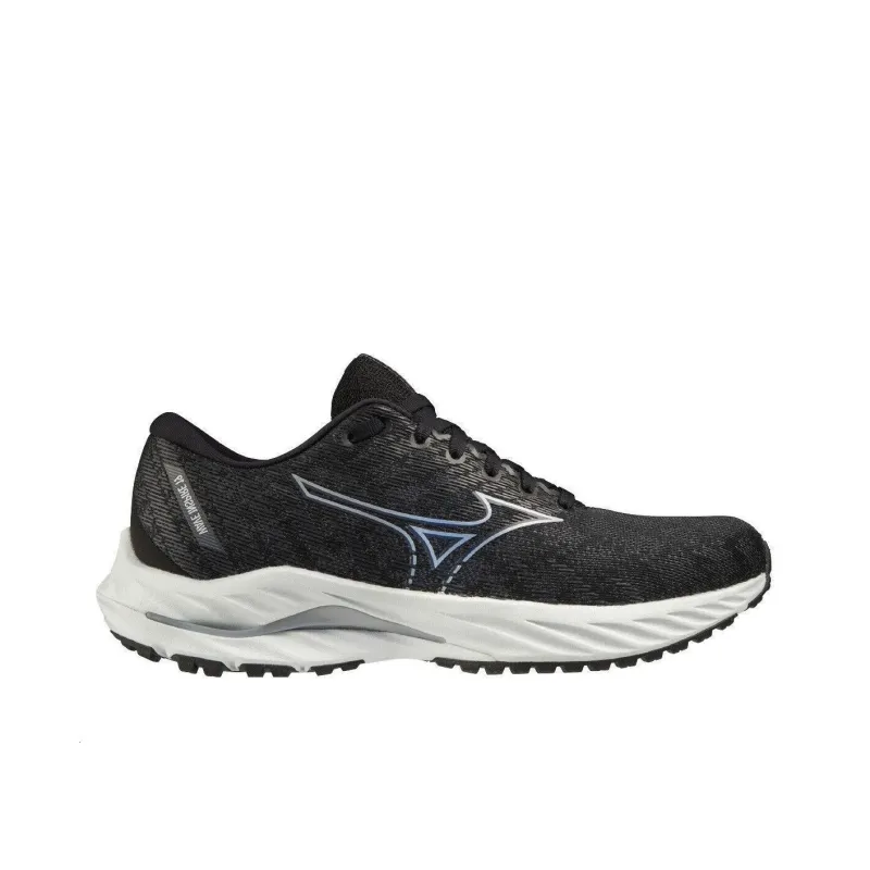 Mizuno Women's Wave Inspire 19 Super Wide 'Black Snowcrest' Women's-1