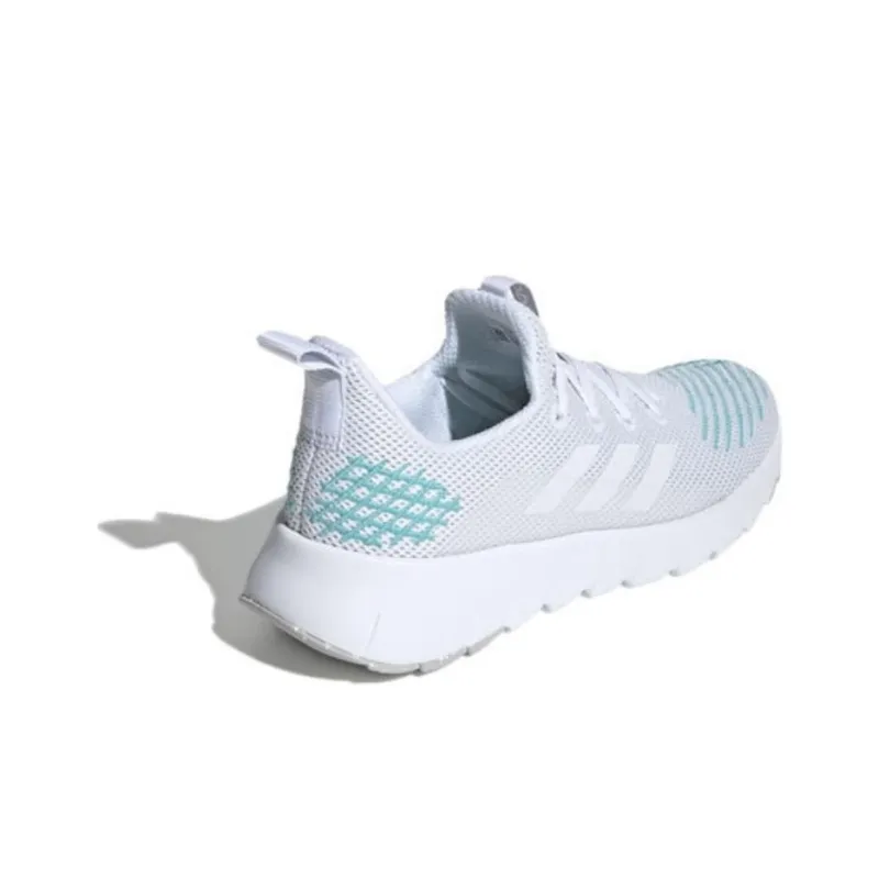 Adidas Asweego Cushioning Wear Resistant Low Top Running Shoes Women's Blue Gray-2