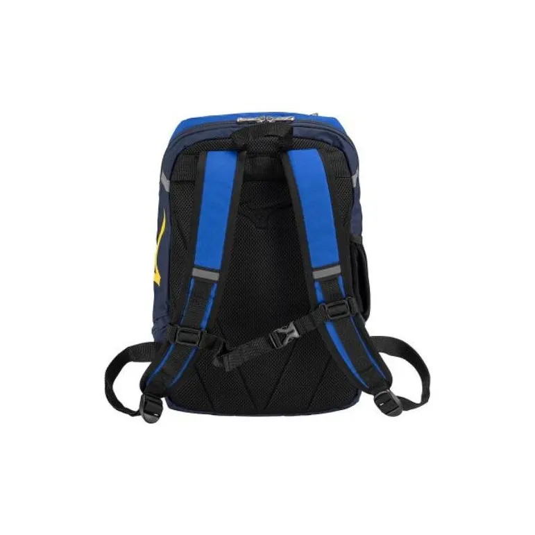 Mizuno Polyester Backpack Unisex Blue & Marine Blue-4