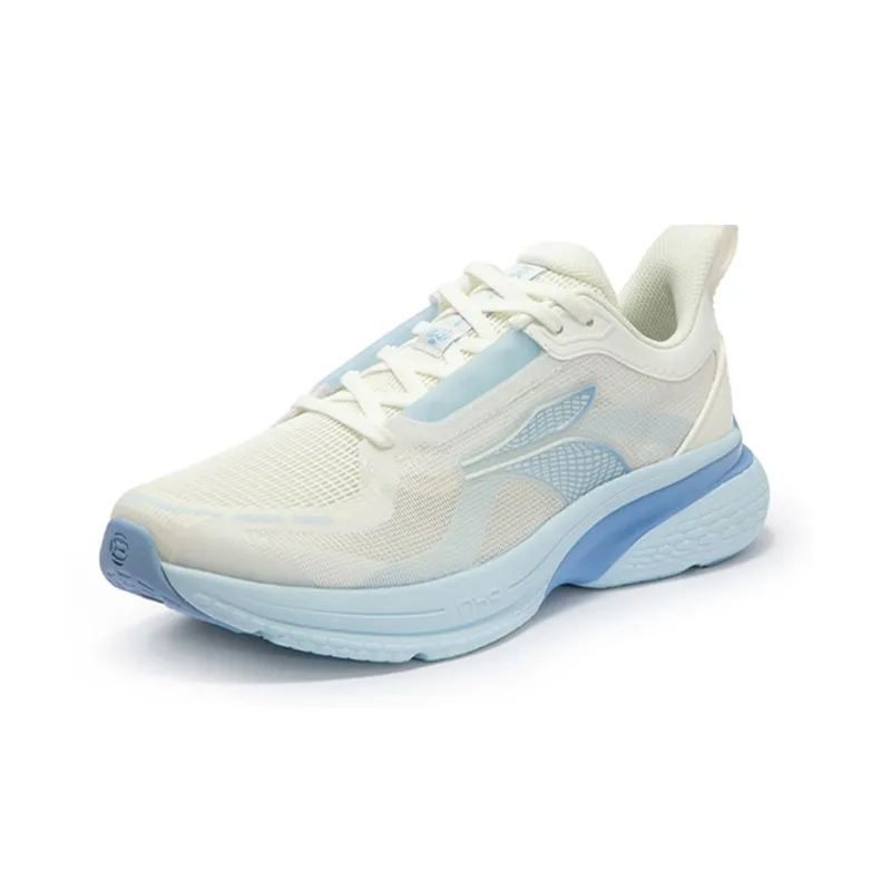361° Cushioning Anti Slip And Wear Resistant Low Top Running Shoes Men's White Blue-1