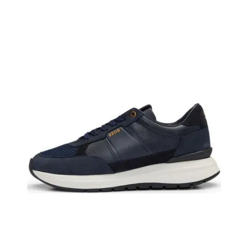 HUGO BOSS Low Top Casual Shoes Men's Dark Blue