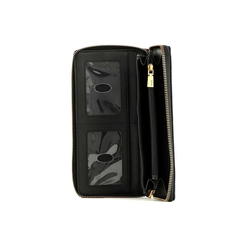GUESS Artificial Leather Wallet Women's Black-3