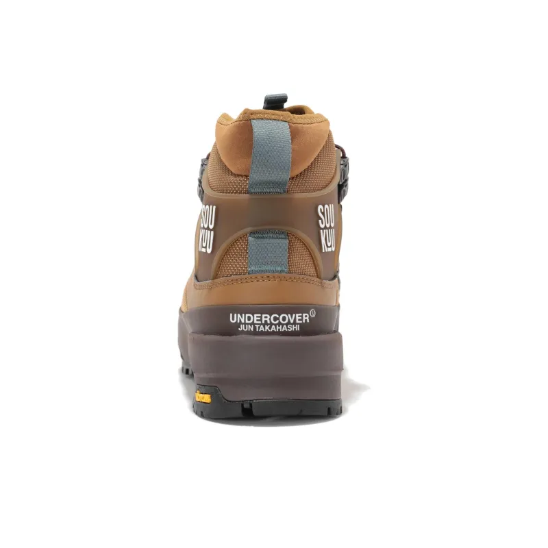 THE NORTH FACE SOUKUU Series Cushioning Anti Slip And Wear Resistant High Top Outdoor Shoes Men's Brown-3