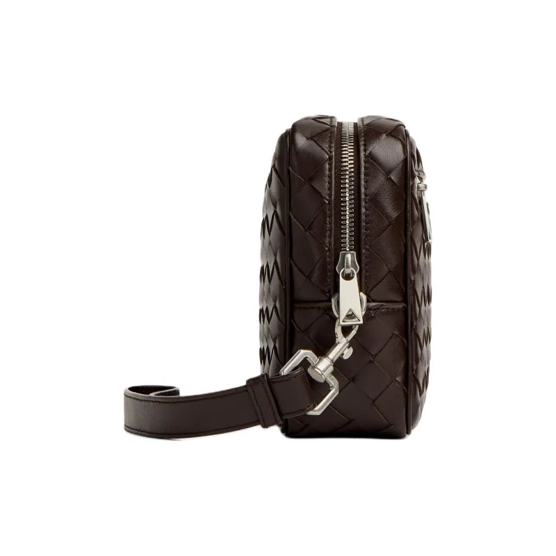Bottega Veneta Calfskin Clutch Men's Brown-1