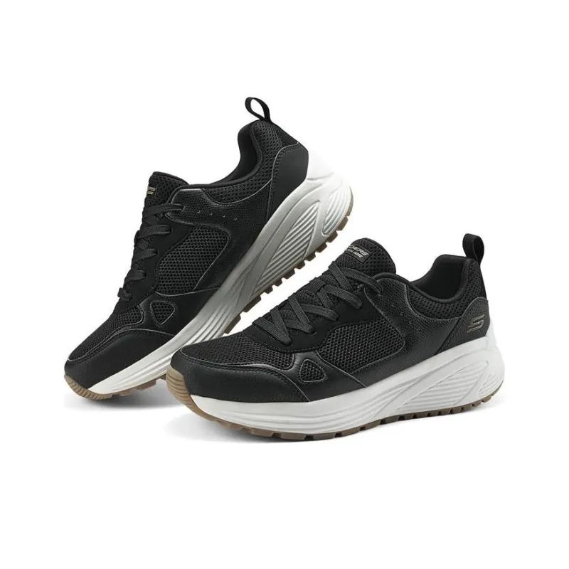 Skechers BOBS SPARROW 2.0 Anti Slip Wear Resistant Low Top Casual Shoes Men's Black-3