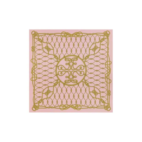 TORY BURCH Silk Scarves Women's Pink