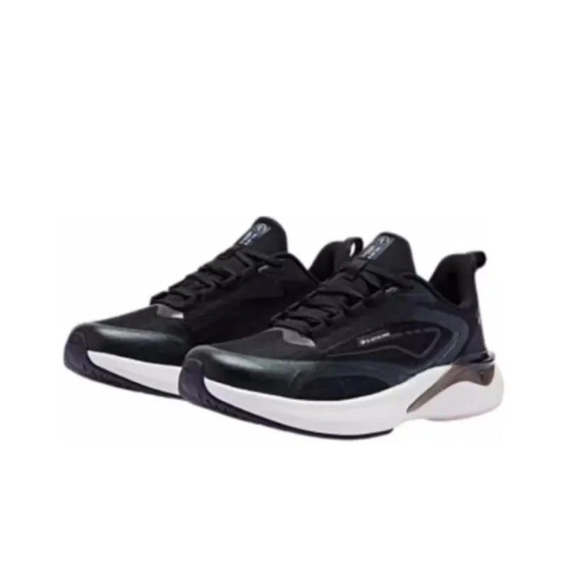 QIAODAN Swift 3.0 Cushioning, Breathable, And Resilient Design Low Top Running Shoes Women's Black Ice Frost Pink-2
