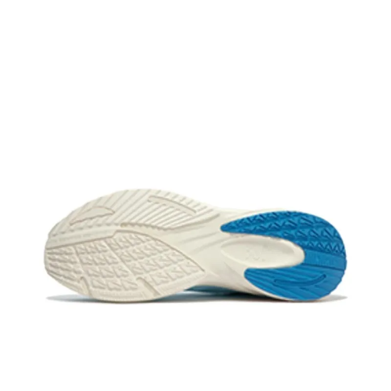 361° Speed Cushioning Wear Resistant Low Top Running Shoes Men's Blue White-3