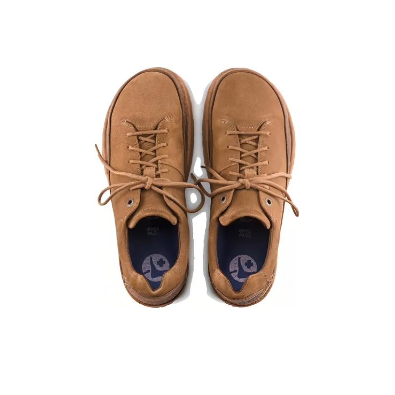 Birkenstock Low Top Casual Shoes Unisex Brown Narrow-3