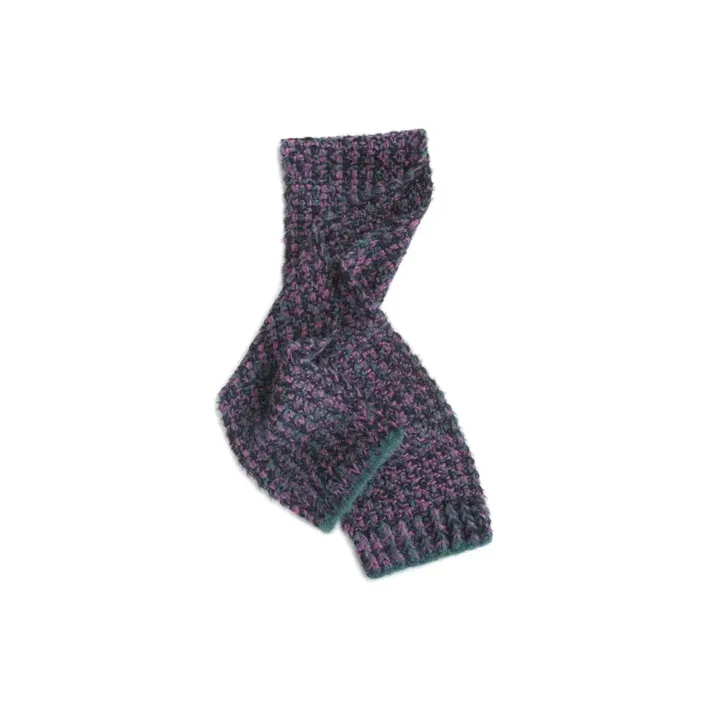 CHANEL Knit Scarves Women's Dark Purple-1
