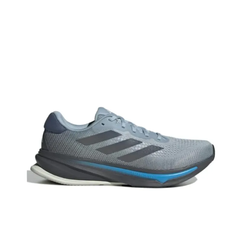 Adidas Supernova 1 Anti Slip And Wear Resistant Breathable Low Top Running Shoes Men's Gray-1