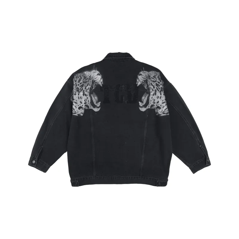 TCH Denim Jacket Unisex Denim Black-1
