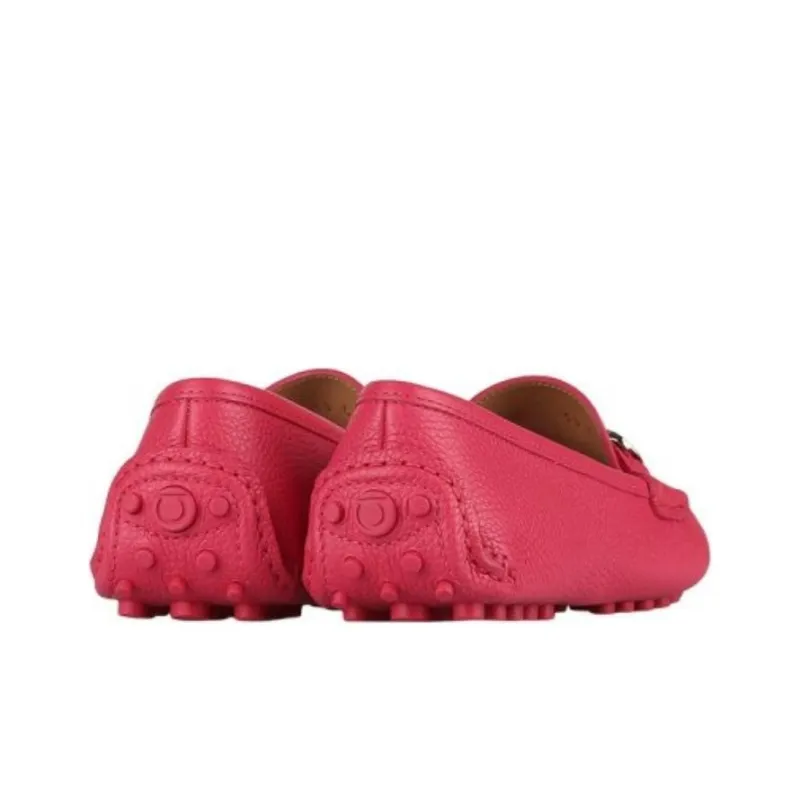 FERRAGAMO Buckle-detail Leather Loafers-3