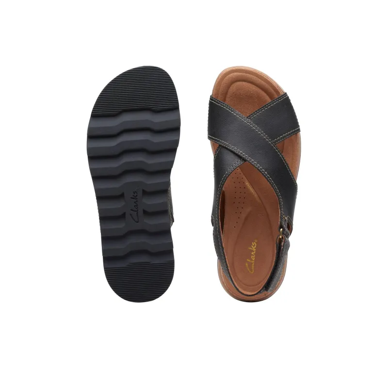 Clarks Beach Sandals Women's Black-6
