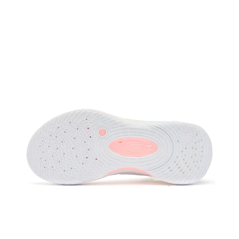 QIAODAN FE2.0 South Beach Mismatched Low Top Q KUNGFU TURBO Basketball Shoes Men's Pink Blue-4