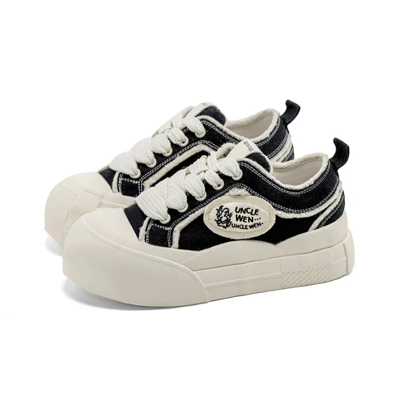 UNCLEWEN Coverage Slip Resistant Height Increasing Low Top Skateboard Shoes Women's-7
