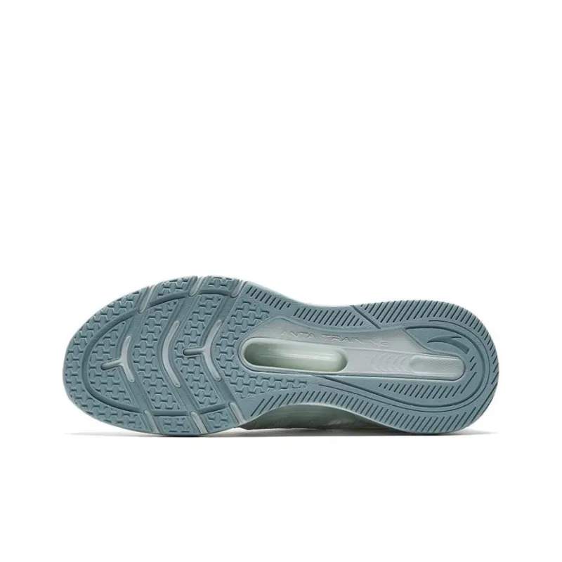 Anta Cushioning Lightweight Low Top Running Shoes Men's White-4