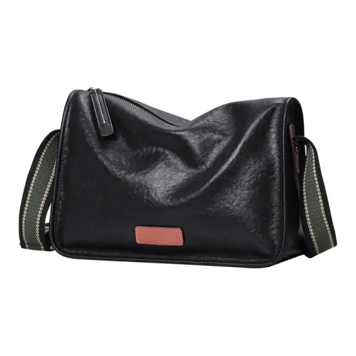 BISON DENIM Shoulder Bags Black