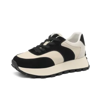 JOSINY Casual Shoes Women's Low Top Black/Khaki
