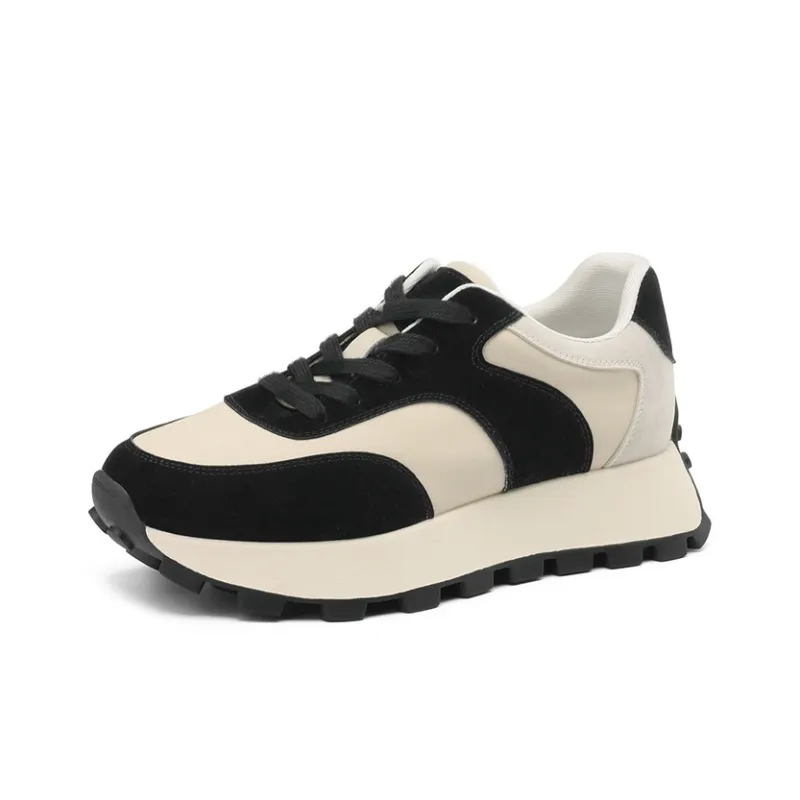 JOSINY Casual Shoes Women's Low Top Black/Khaki-0