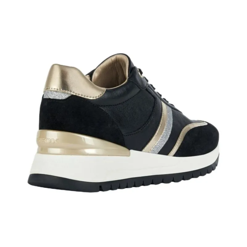 GEOX Low Top Casual Shoes Women's Black-3