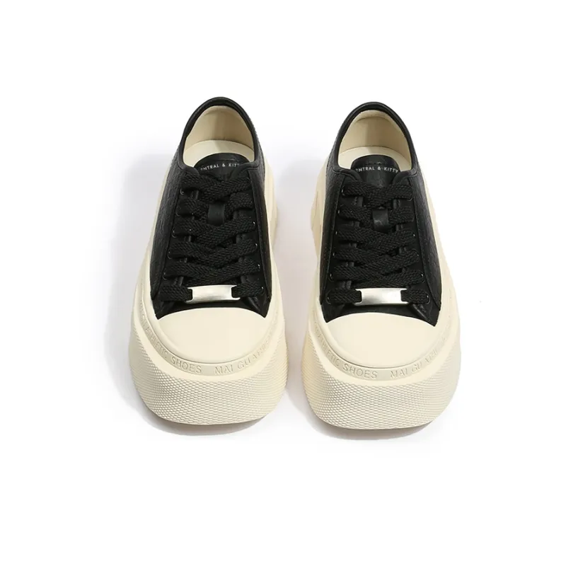 CENTRAL&KITTY Lightweight And Breathable Low-Top Skateboard Shoes Women's-11