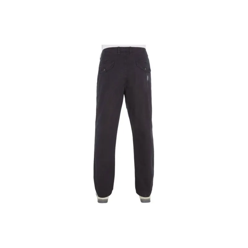STONE ISLAND 432f1 Weatherproof Cotton Canvas_ Ghost Piece Casual Pants Men's Dark Blue-1