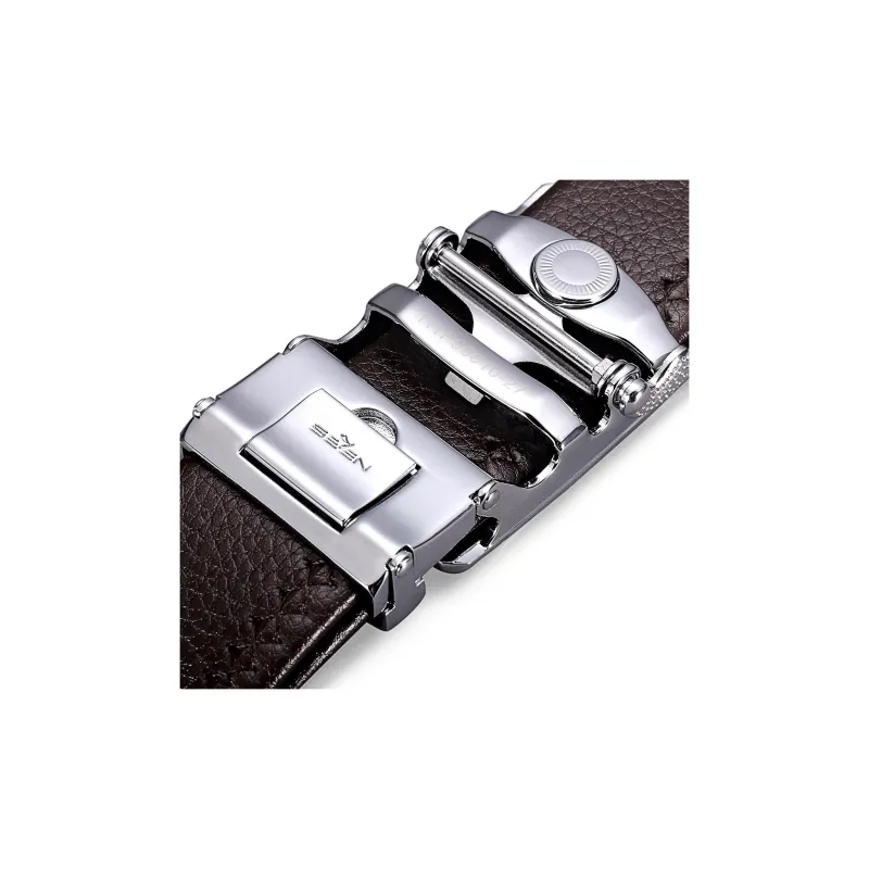 SEVEN Synthetic Leather Belts Men's 3.5cm-3