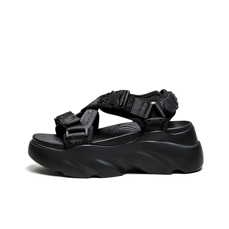 Magn Lens Beach Sandals Unisex Black/Gray-10