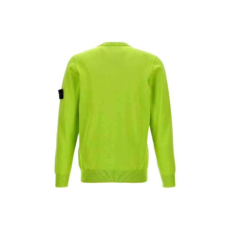 STONE ISLAND Logo Patch Crewneck Sweatshirt-1