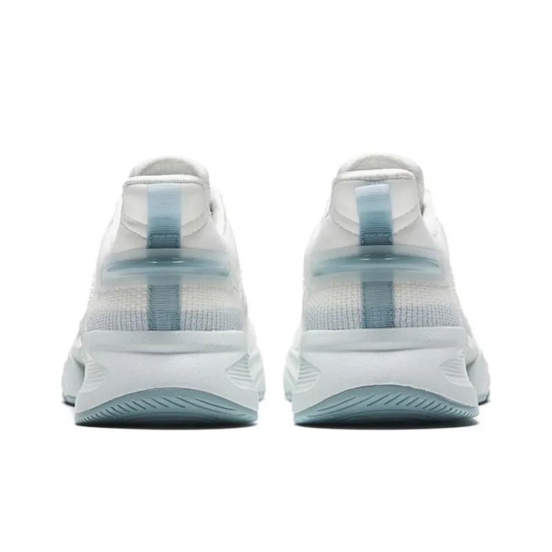 Anta Cushioning Lightweight Low Top Running Shoes Men's White-3