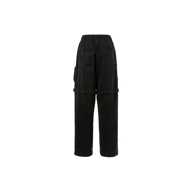 Charlie Luciano Cargo Pants Unisex Black-1