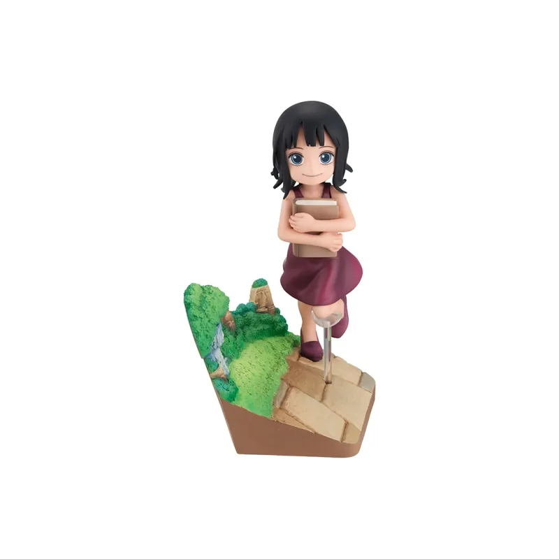 MegaHouse x One Piece GEM Childhood, Robin, Running Scale Figures 11.5cm-3