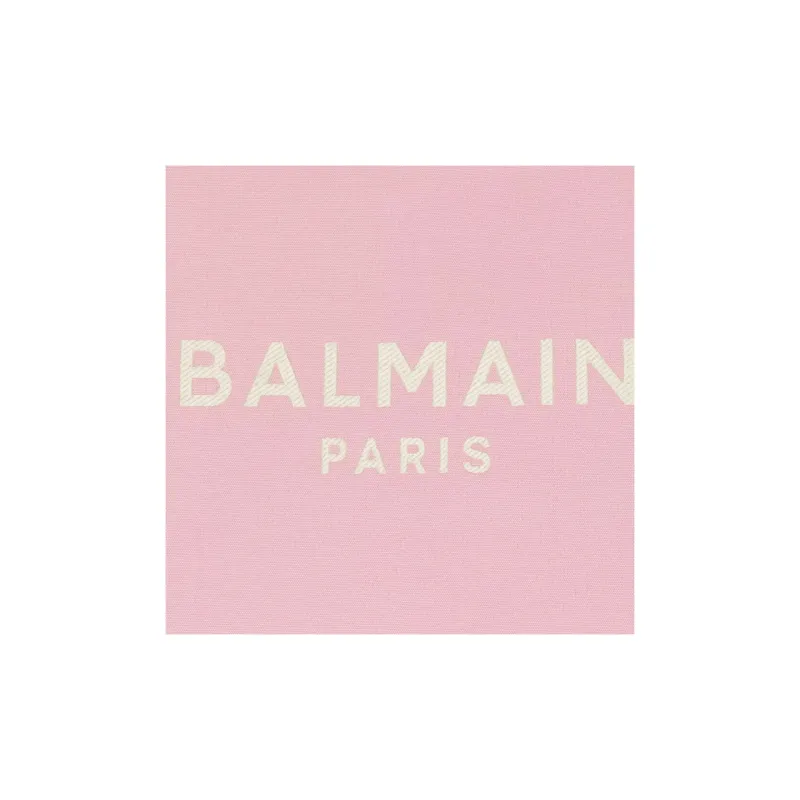 BALMAIN Medium B-Army Canvas Tote Bag-4