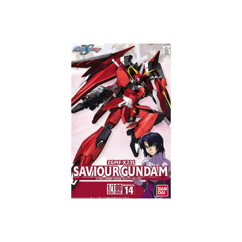 BANDAI TV SEED 1/100 ZGMF X23S Savior Gundam, Transformable Model Kits-1