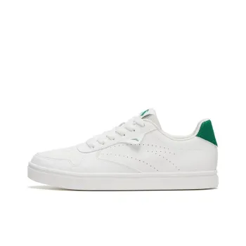 Anta Basic Anti Slip Wear Resistant Low Top Skateboard Shoes Men's White Green