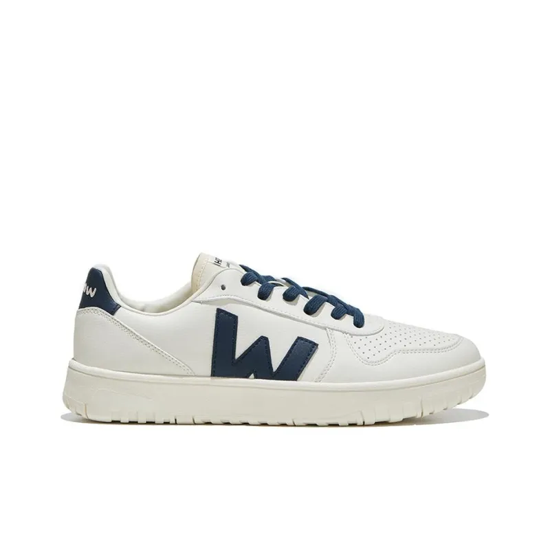 Norman Walsh CARMEL Collection Anti Slip Wear Resistant Low Top Skateboard Shoes Unisex Beige Dark Blue-1