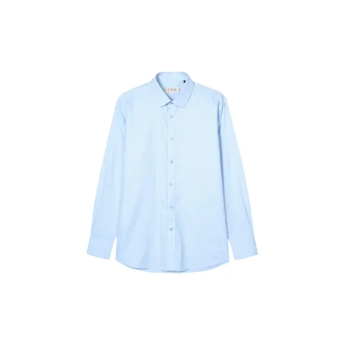 YOUNGOR Shirts Men Light Blue