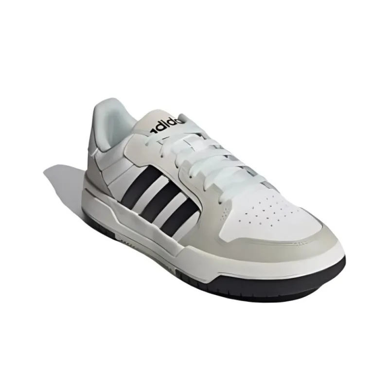 Adidas Neo Entrap Slip Resistant Low Top Skateboard Shoes Unisex White Black Brown-2